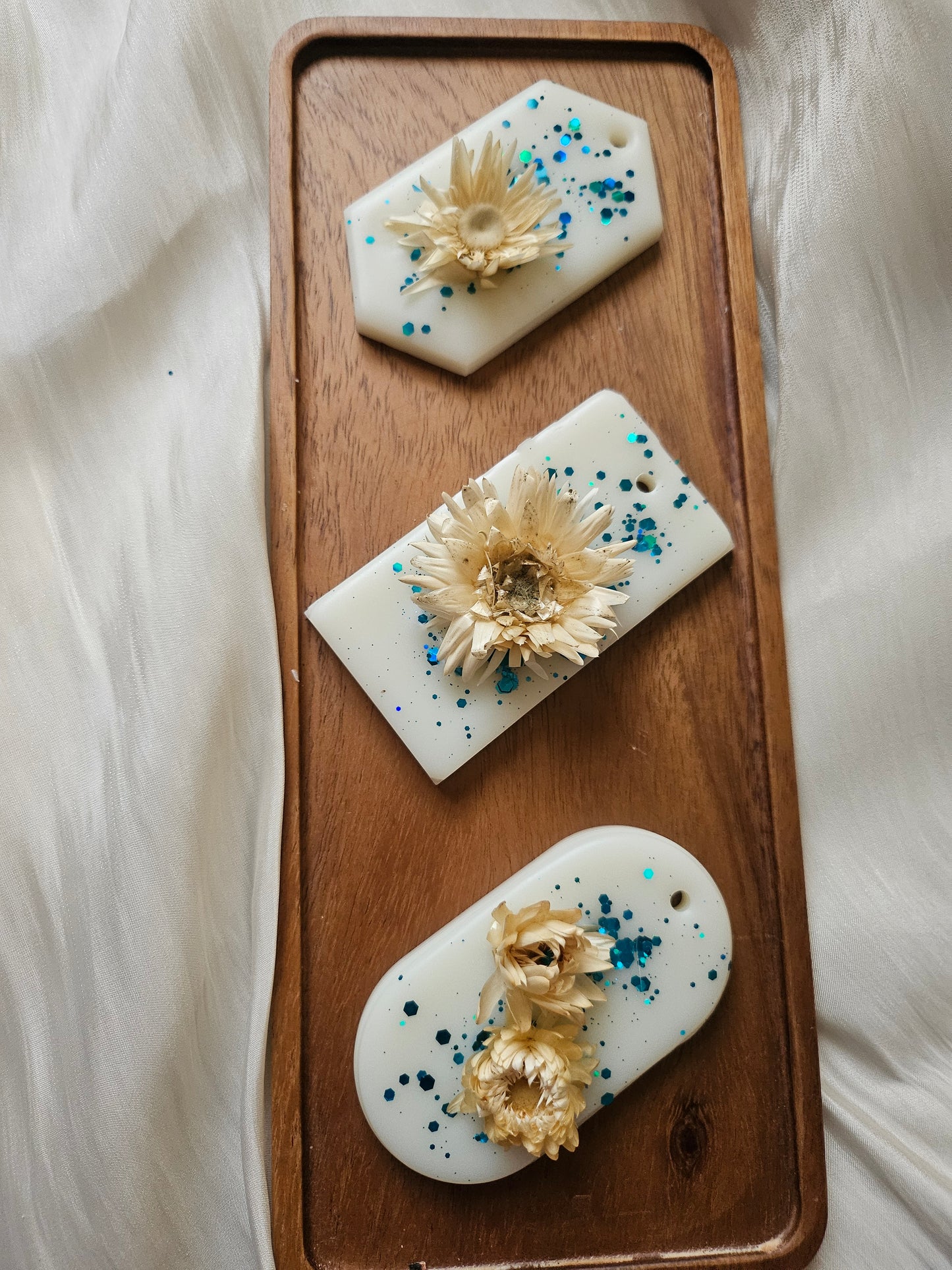 Suspension Fleur de Coton