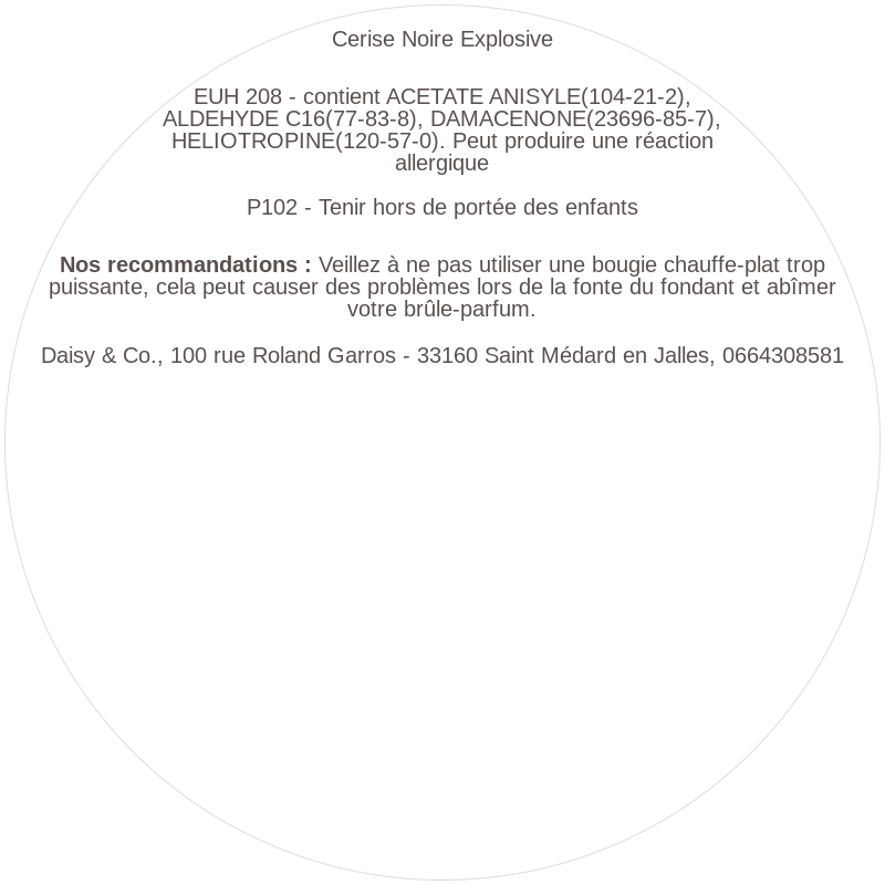 Cerise Noire Explosive