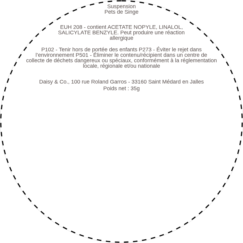 Suspension Pets de Singe