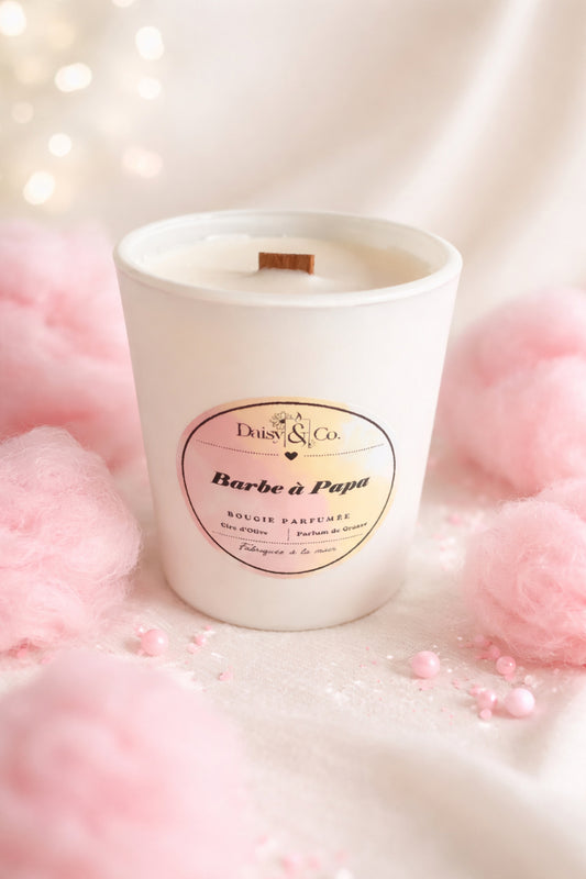 Bougie parfumée Barbe à Papa