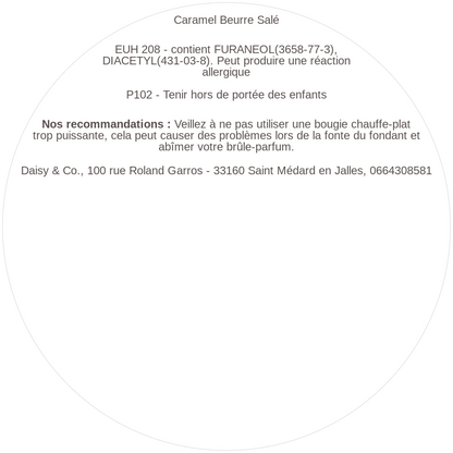 Sable Parfumé Caramel Beurre Salé