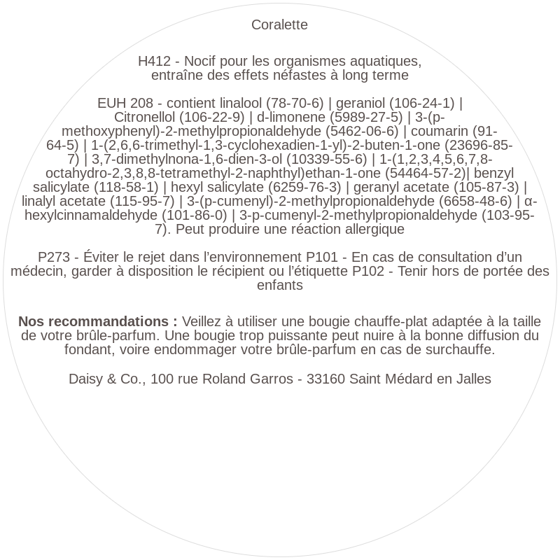 Tablette Coralette