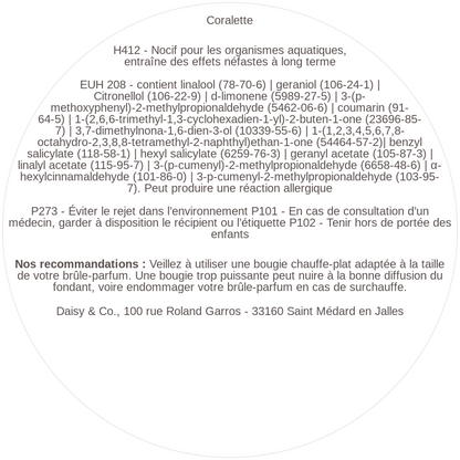 Tablette Coralette