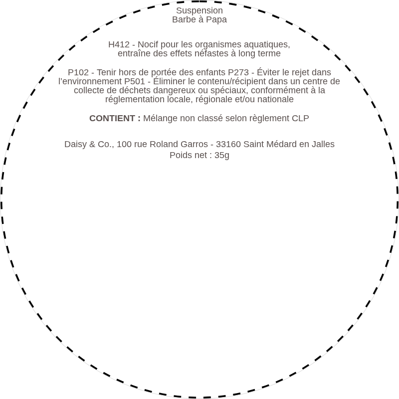 Suspension Barbe à Papa