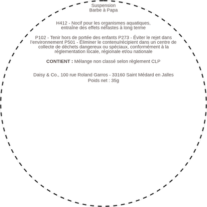 Suspension Barbe à Papa