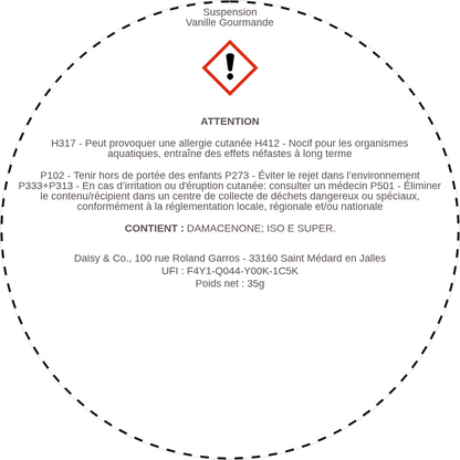 Suspension Vanille Gourmande